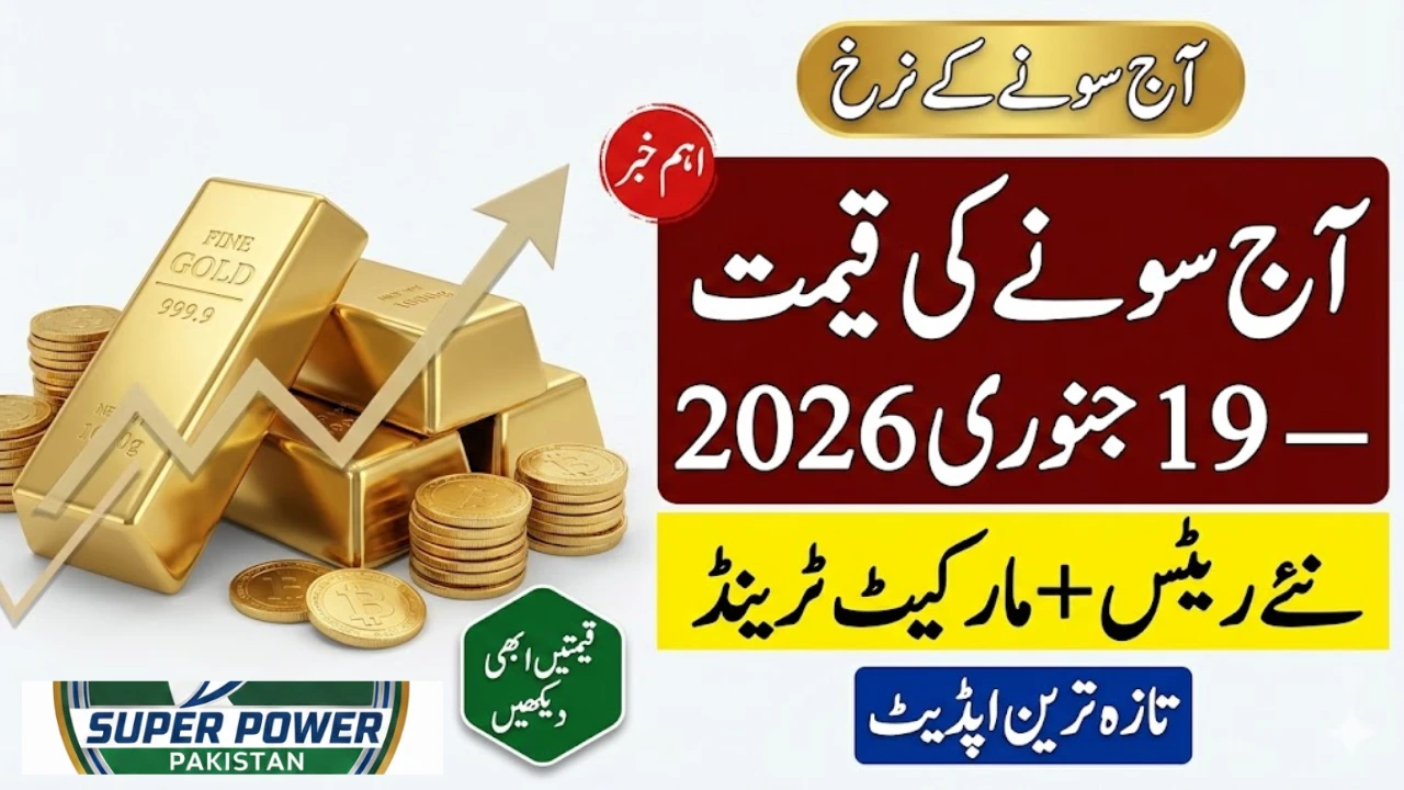 Gold Prices in Pakistan Today (19 Jan 2026) – Latest Rates, Market Trend & Update