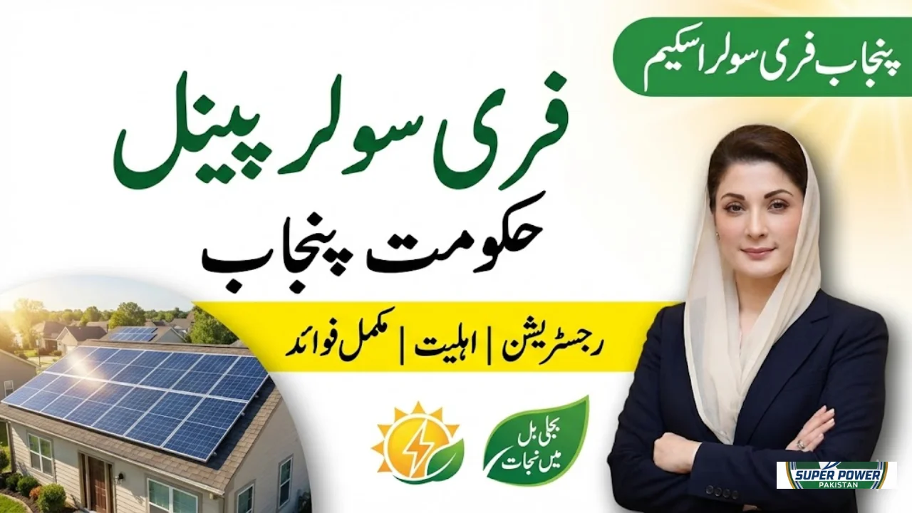 CM Punjab Free Solar Panel Scheme 2026 – Registration, Eligibility & Benefits
